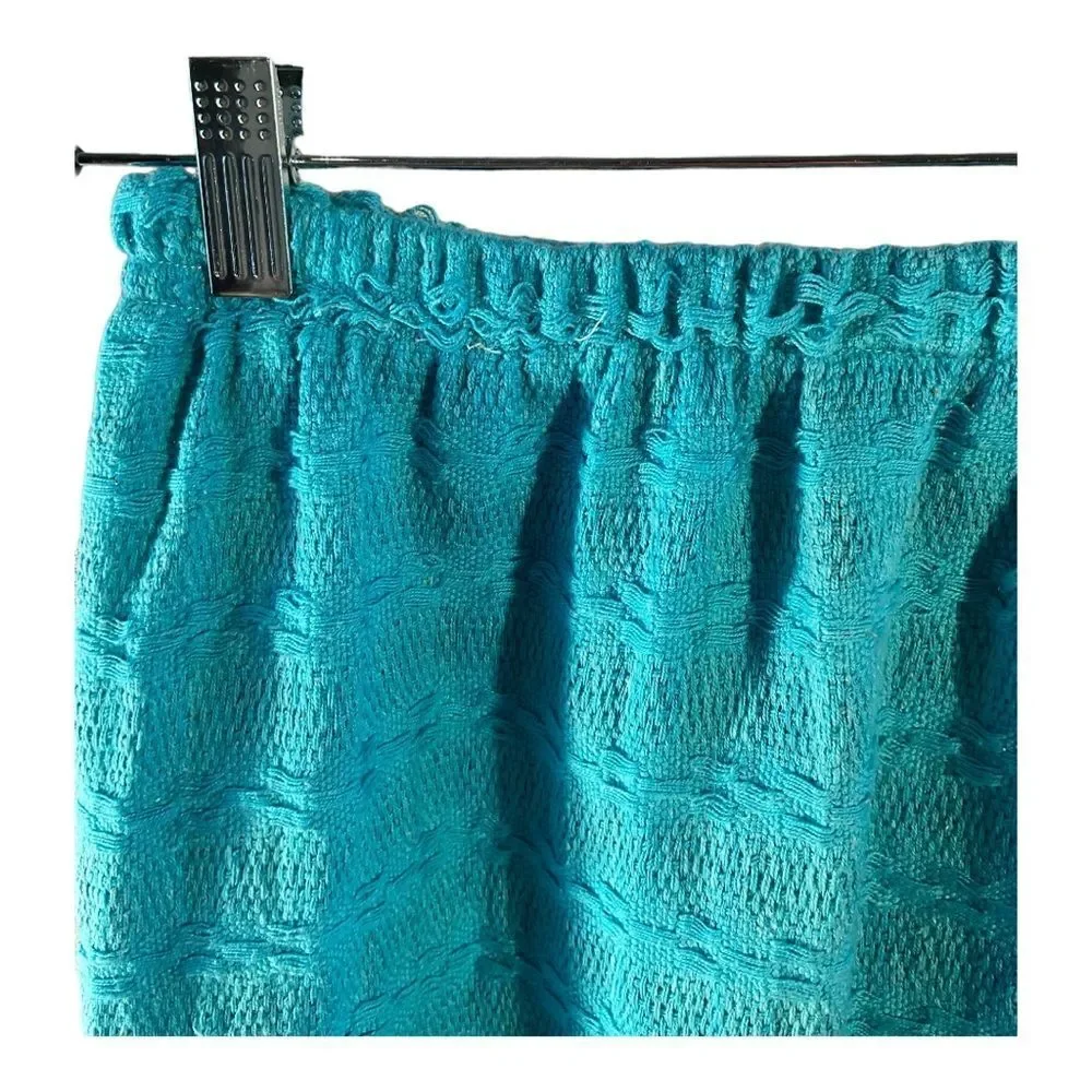 Women’s Aqua Reef Fringe Midi Skirt Size M